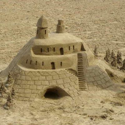 Zandsculpturen Bouwen