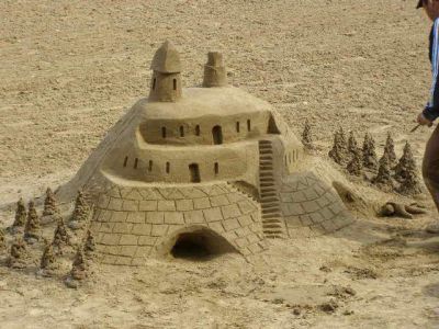 Zandsculpturen Bouwen